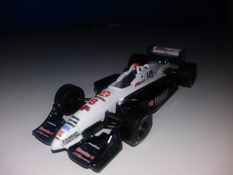 The sponsor logos aren’t blurry on the actual car. That’s my bad.